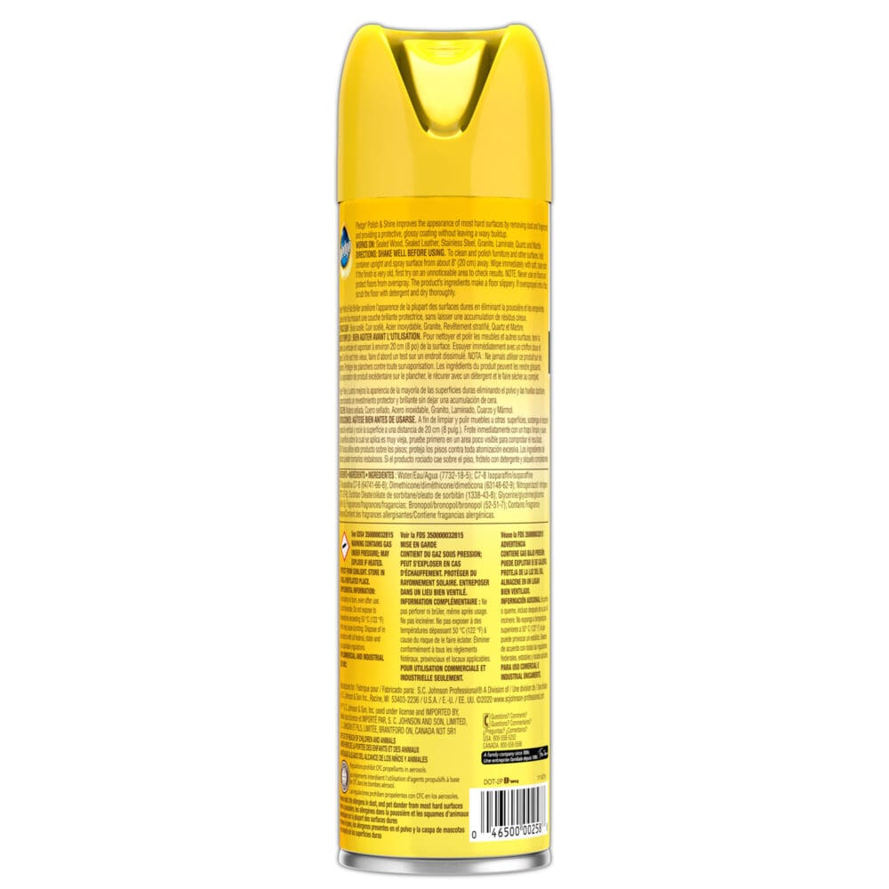 Furniture Polish, Lemon, 14.2 oz Aerosol Spray - Image 3