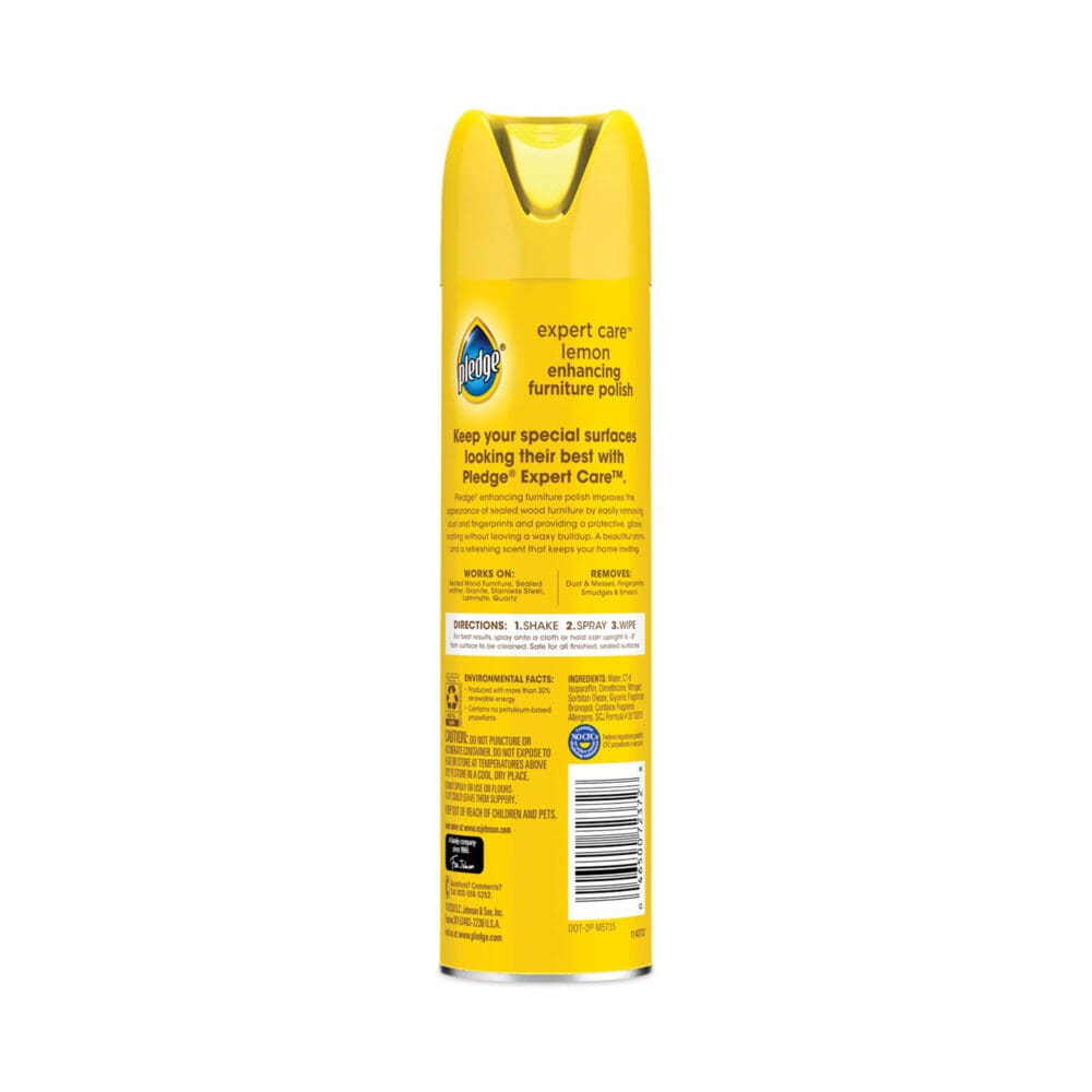 Furniture Polish, Lemon, 9.7 oz Aerosol Spray - Image 3