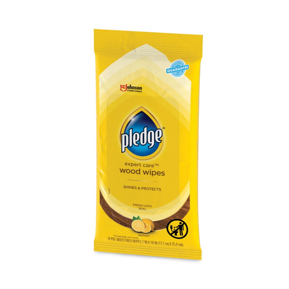 Lemon Scent Wet Wipes, Cloth, 7 x 10, White, 24/Pack, 12 Packs/Carton - Image 2