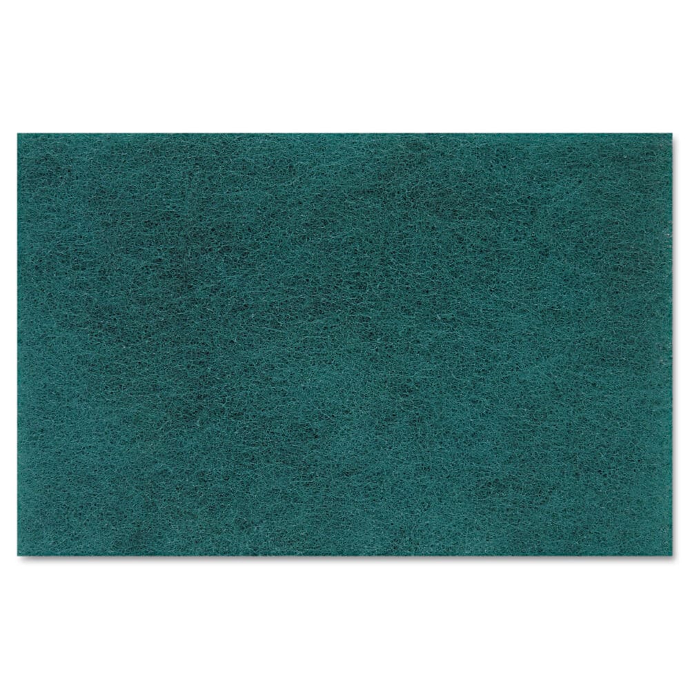 Medium Duty Scour Pad,  6 x 9, Green, 20/Carton - Image 2