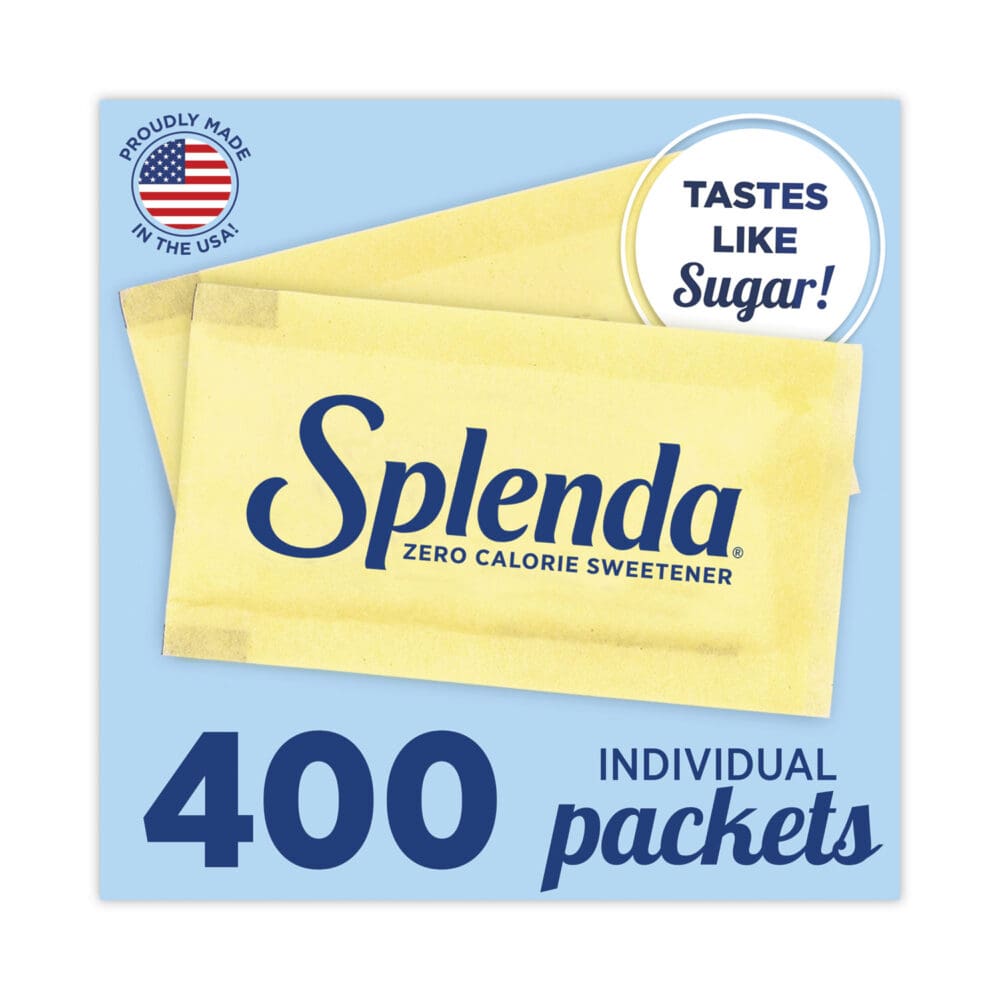 No Calorie Sweetener Packets, 0.035 oz Packets, 400/Box, 6 Boxes/Carton - Image 7