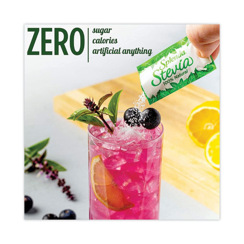 No Calorie Sweetener Packets, 2 g, 80 per box - Image 3