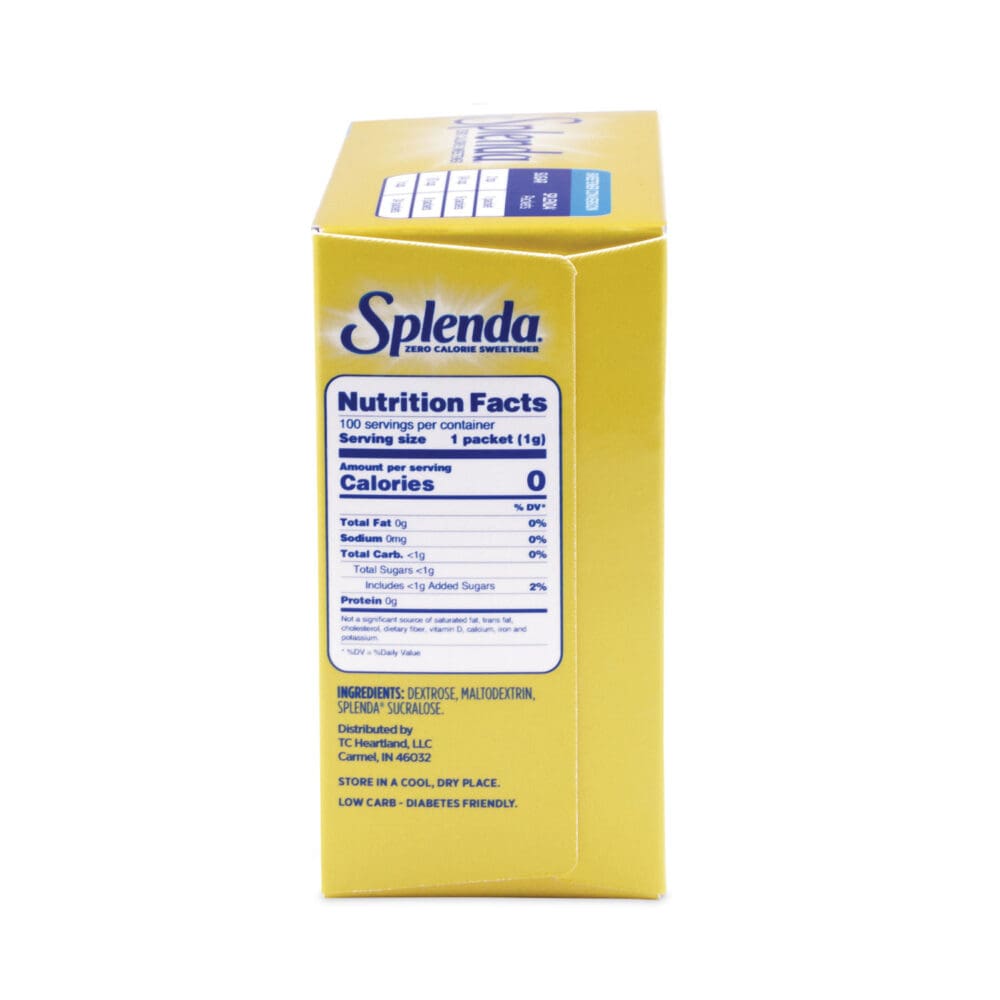 No Calorie Sweetener Packets, 0.035 oz Packets, 1200 Carton - Image 5