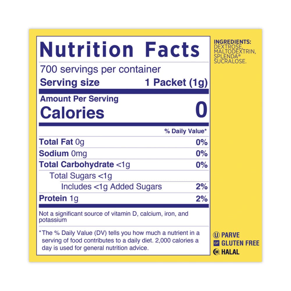 No Calorie Sweetener Packets, 700/Box - Image 5