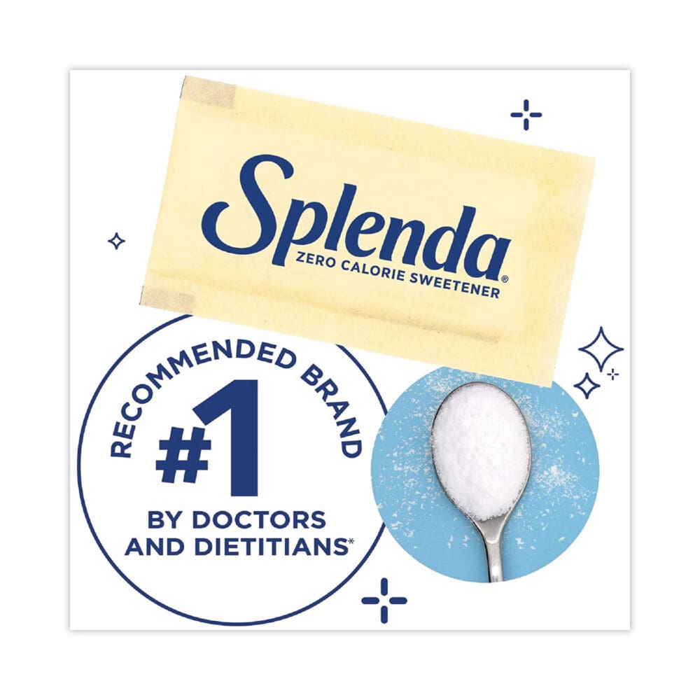 No Calorie Sweetener Packets, 0.035 oz Packets, 400/Box, 6 Boxes/Carton - Image 6