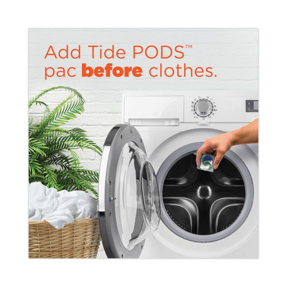 Pods, Tide Original, 112 Pods/Tub, 4 Tubs/Carton - Image 7