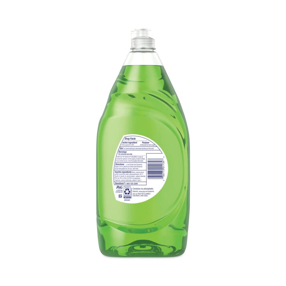 Ultra Antibacterial Dishwashing Liquid, Apple Blossom Scent, 38 oz Bottle - Image 8