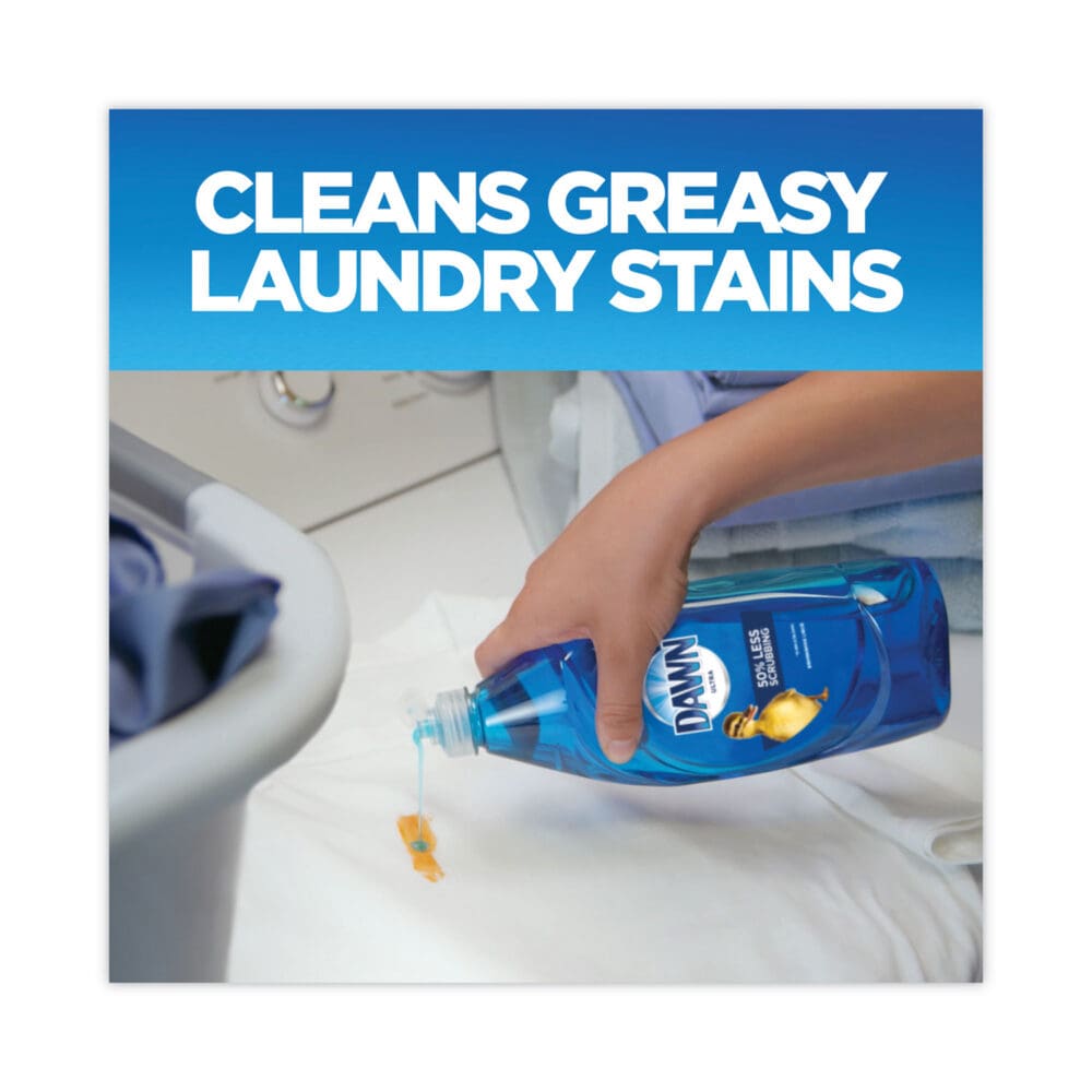 Ultra Liquid Dish Detergent, Dawn Original, 38 oz Bottle, 8/Carton - Image 8