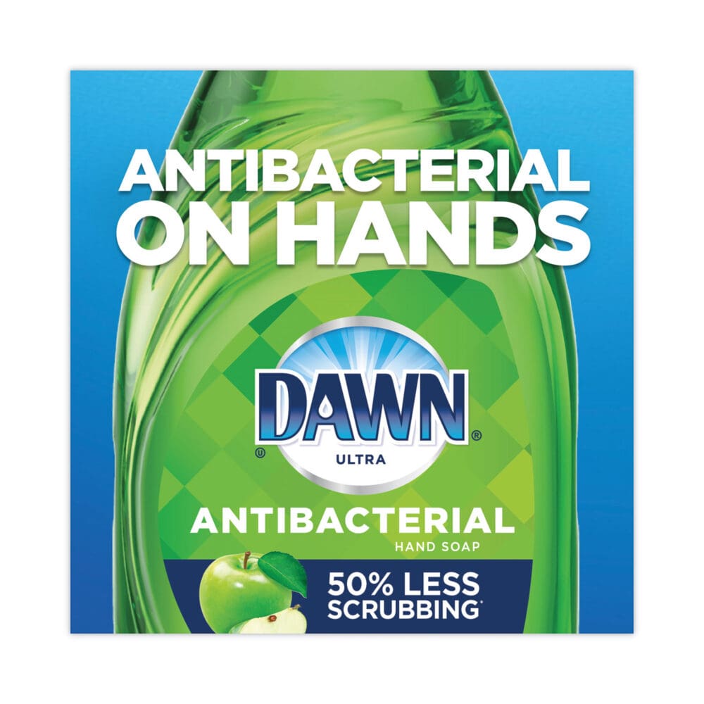 Ultra Antibacterial Dishwashing Liquid, Apple Blossom Scent, 38 oz Bottle - Image 4