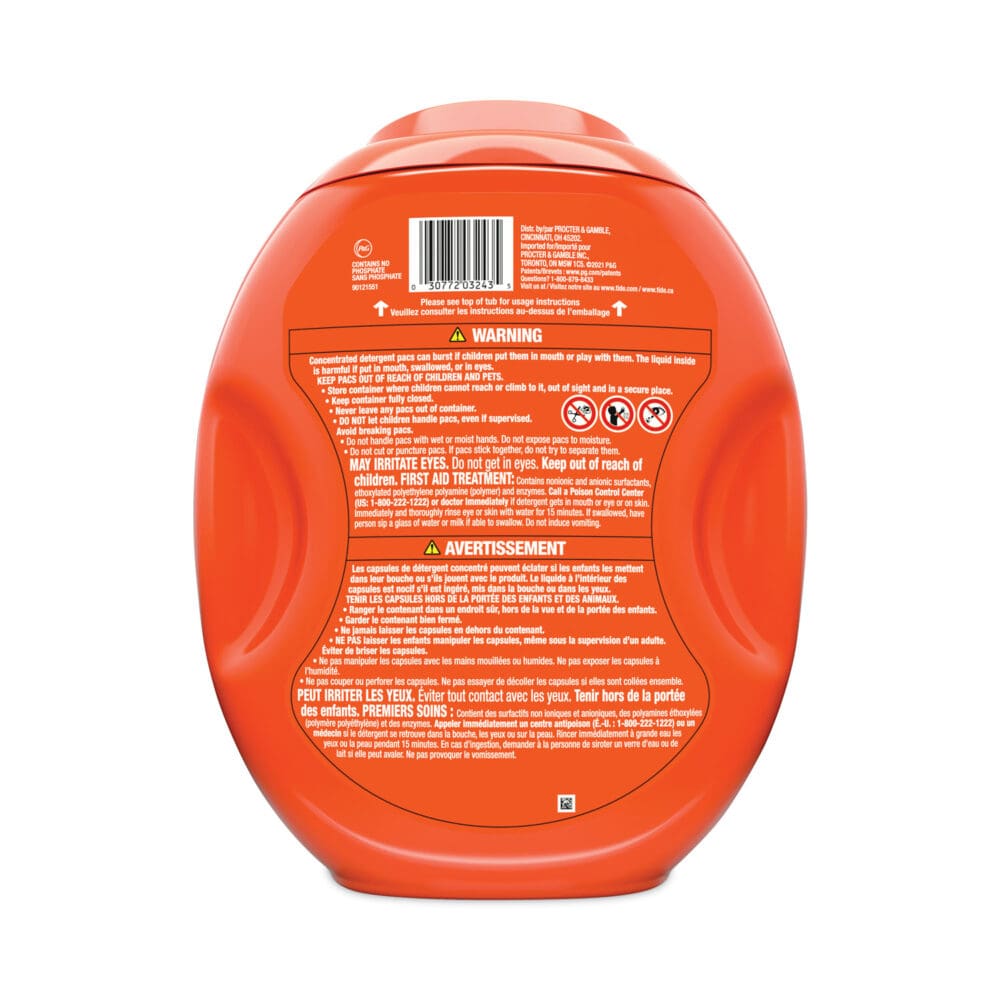 Pods, Tide Original, 112 Pods/Tub, 4 Tubs/Carton - Image 11