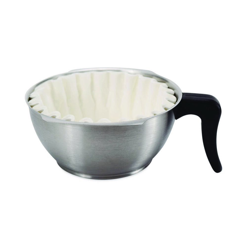Three-Burner Low Profile Institutional Coffee Maker, 36-Cup, Stainless Steel - Image 4