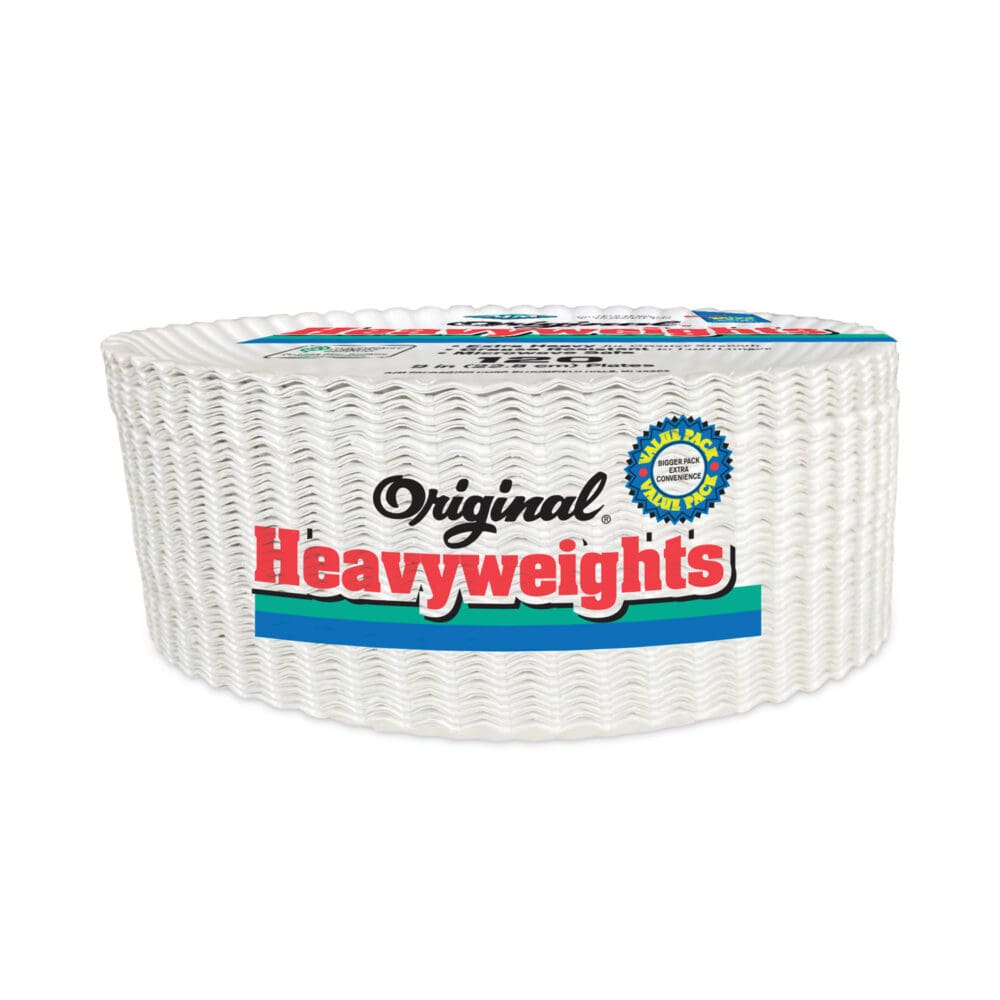 Gold Label Coated Paper Plates, 9" dia, White, 120/Pack, 8 Packs/Carton - Image 3