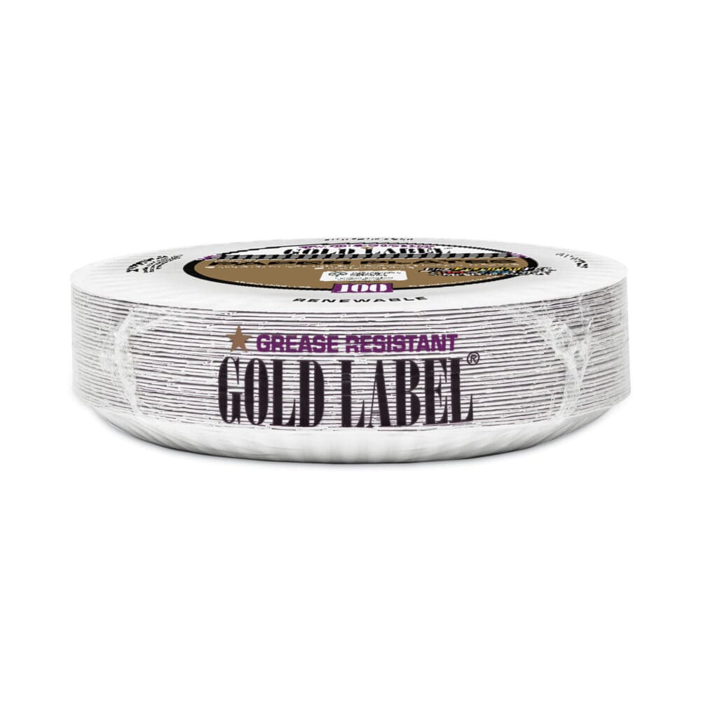 Coated Paper Plates, 6" dia, White, 100/Pack, 12 Packs/Carton - Image 2