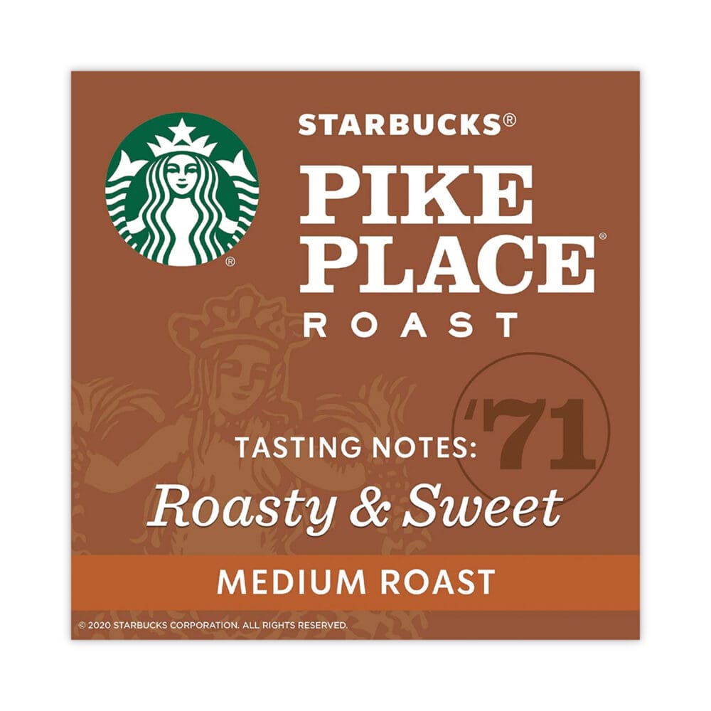 Whole Bean Coffee, Pike Place Roast, 1 lb Bag, 6/Carton - Image 4
