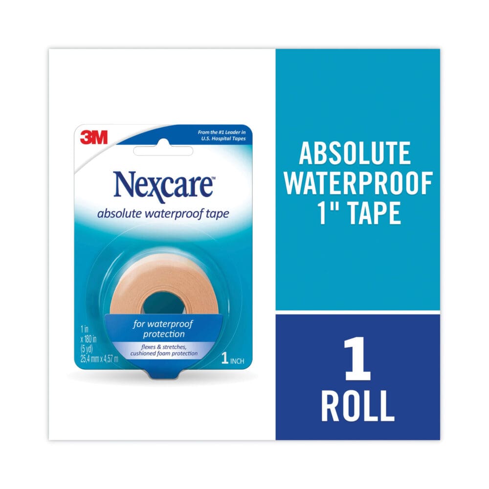 Absolute Waterproof First Aid Tape, Foam, 1 x 180 - Image 2