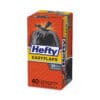 Easy Flaps Trash Bags, 30 gal, 1.05 mil, 30" x 33", Black, 40/Box - Image 3
