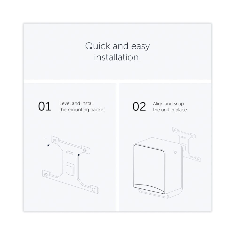 ICON Automatic Roll Towel Dispenser, 20.12 x 16.37 x 13.5, White Mosaic - Image 9