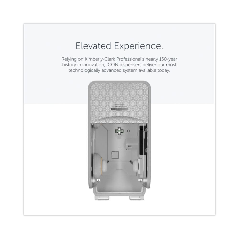 ICON Coreless Standard Roll Toilet Paper Dispenser, 7.18 x 13.37 x 7.06, Silver Mosaic - Image 4