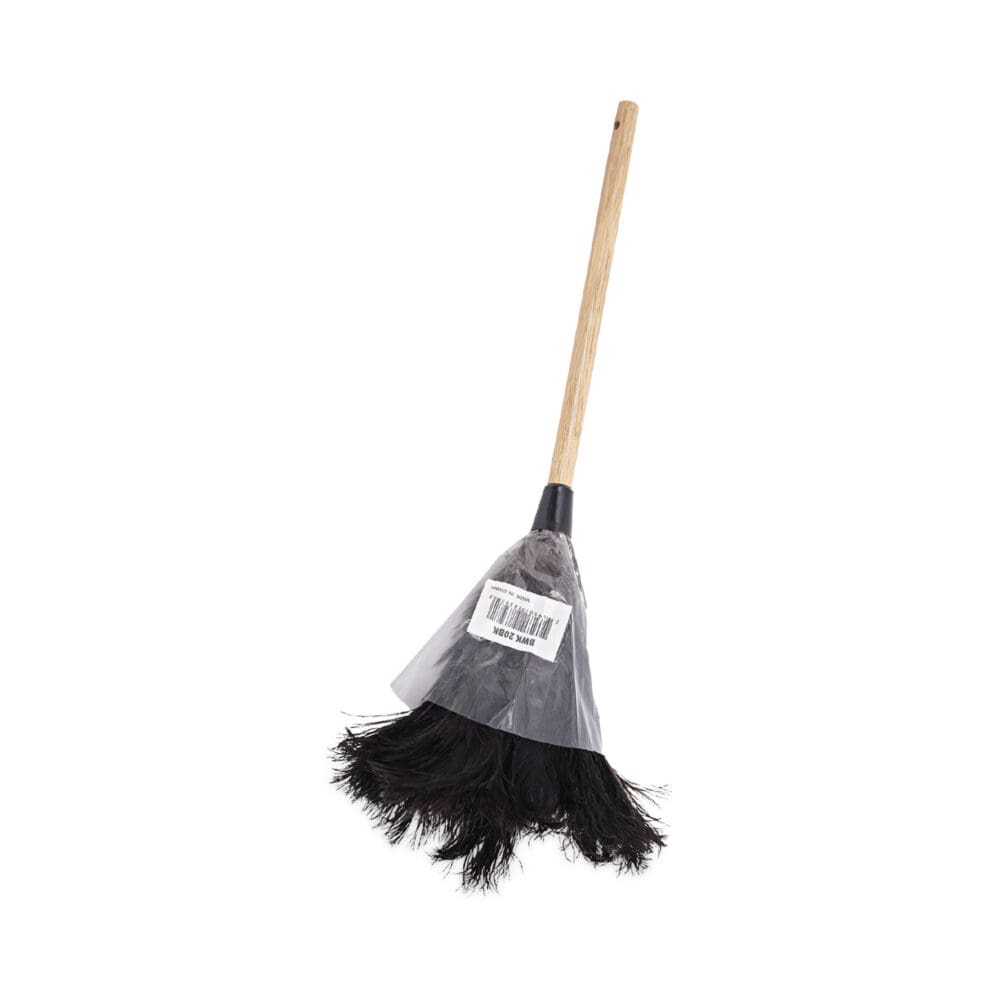 Professional Ostrich Feather Duster, 10" Handle - Image 6