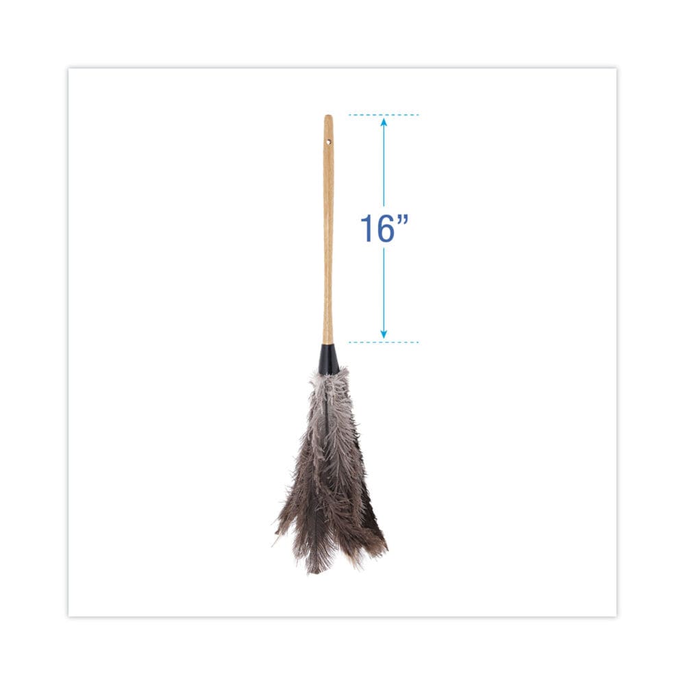 Professional Ostrich Feather Duster, 16" Handle - Image 7
