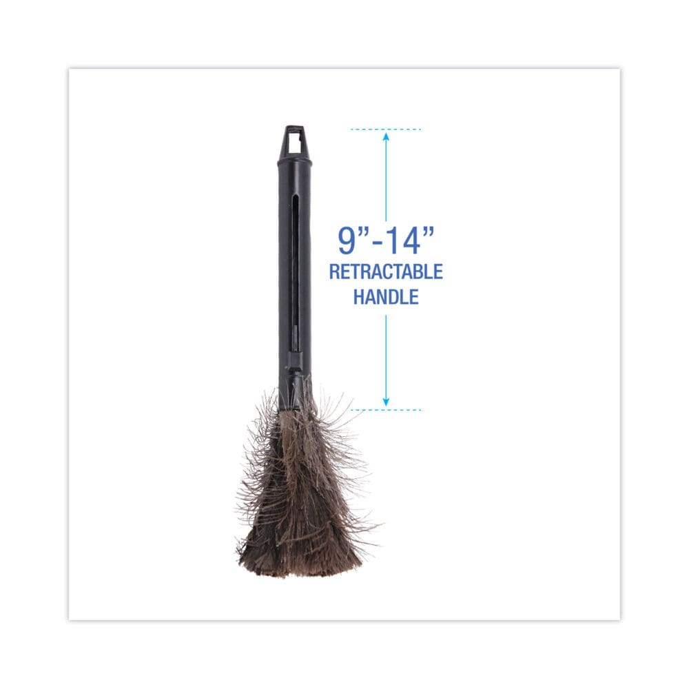 Retractable Feather Duster, 9" to 14" Handle - Image 2