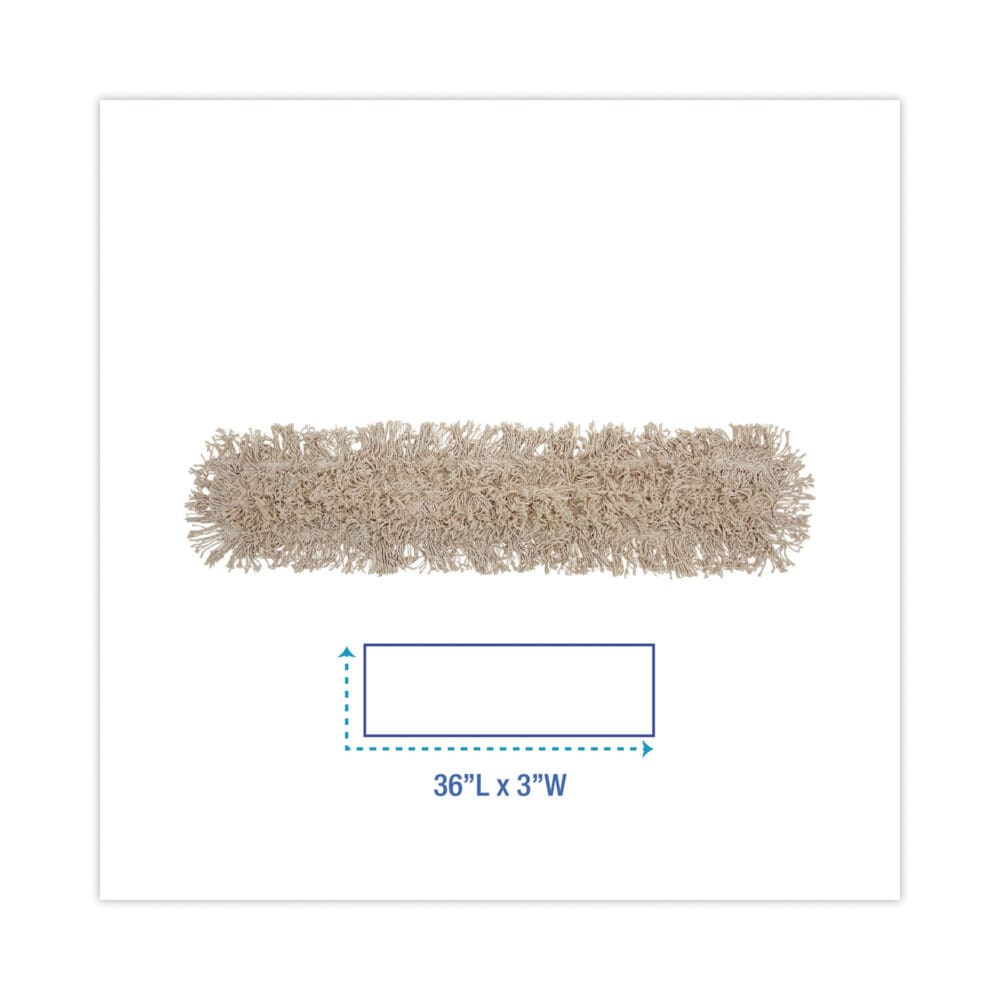 Mop Head, Dust, Cotton, 36 x 3, White - Image 6