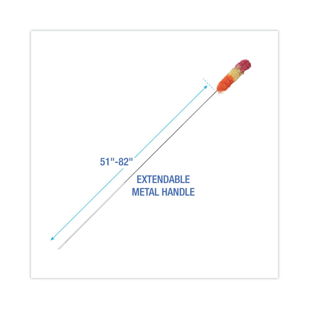 Polywool Dusters, Metal Handle Extends 51" to 82" Handle, Assorted Colors - Image 2