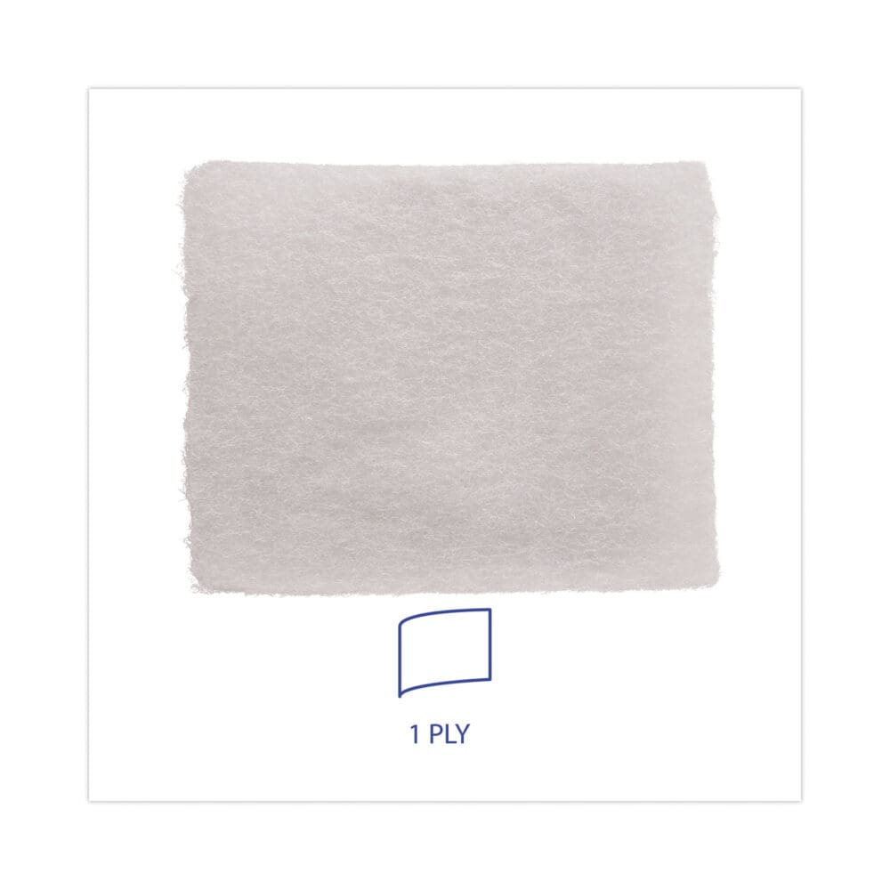 TrapEze Disposable Dusting Sheets, 5" x 125 ft, White, 250 Sheets/Roll, 2 Rolls/Carton - Image 3