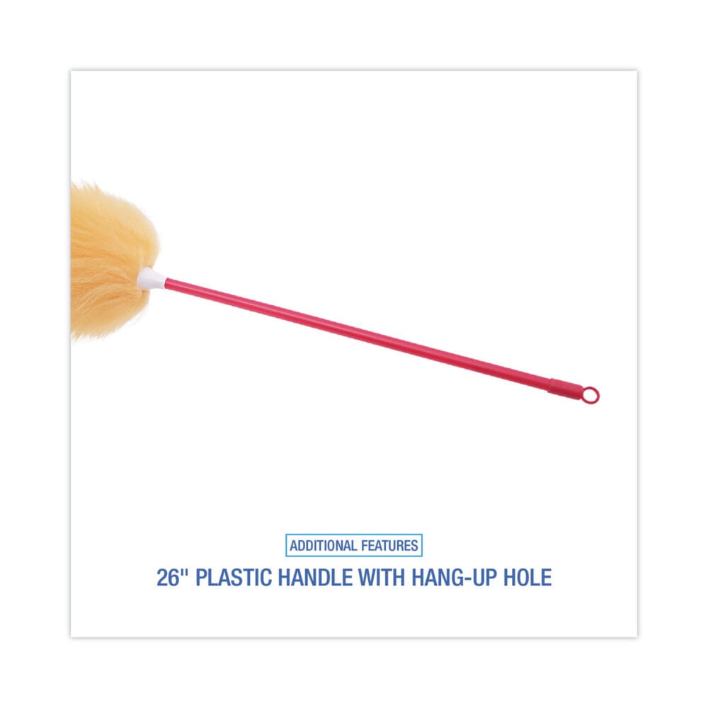 Lambswool Duster with 26" Plastic Handle, Assorted Colors - Image 2