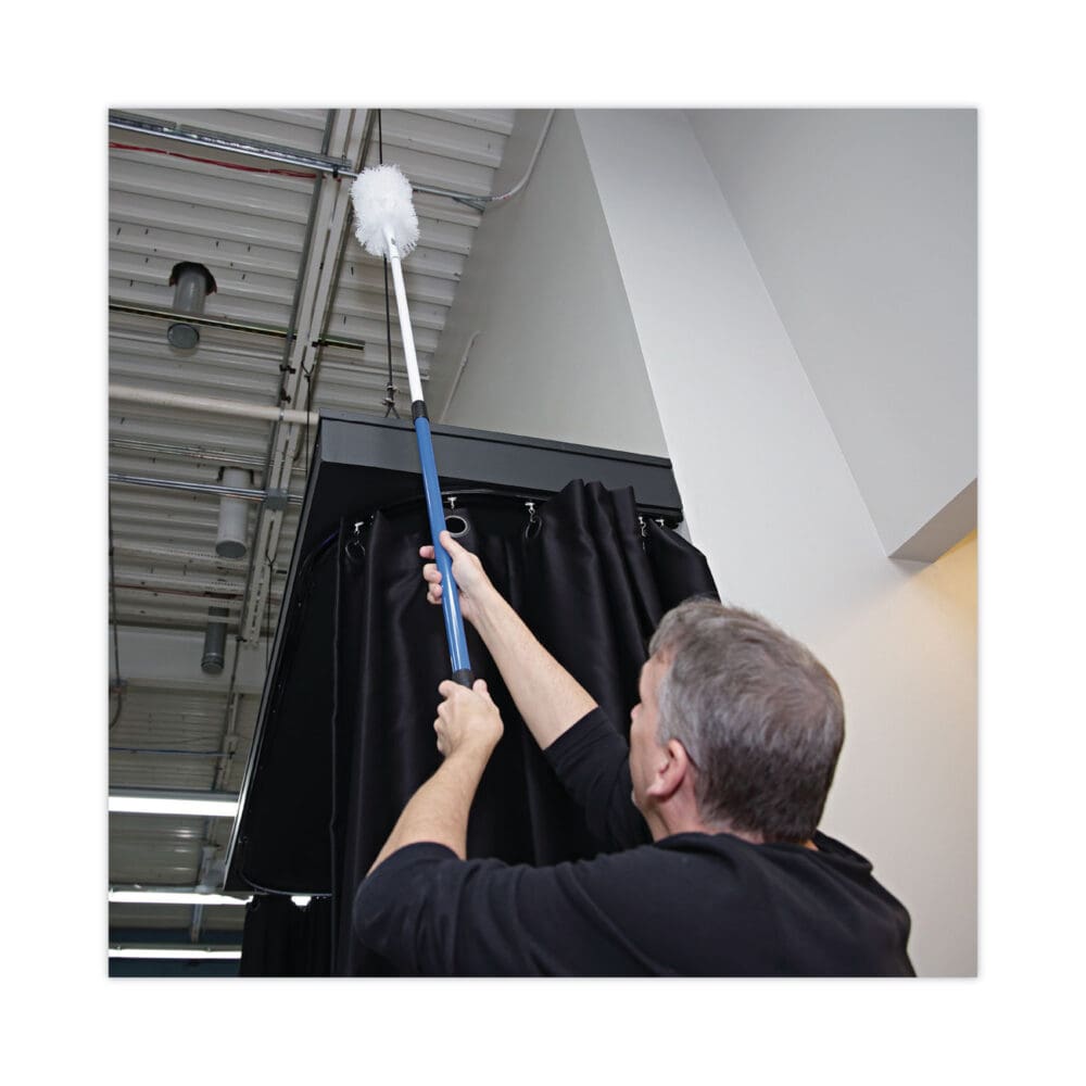 MicroFeather Duster, Microfiber Feathers, Washable, 23", White - Image 4