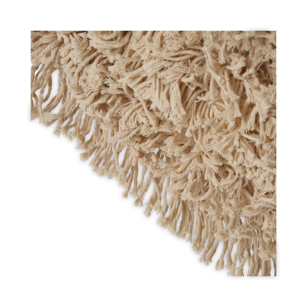 Industrial Dust Mop Head, Hygrade Cotton, 24w x 5d, White - Image 4