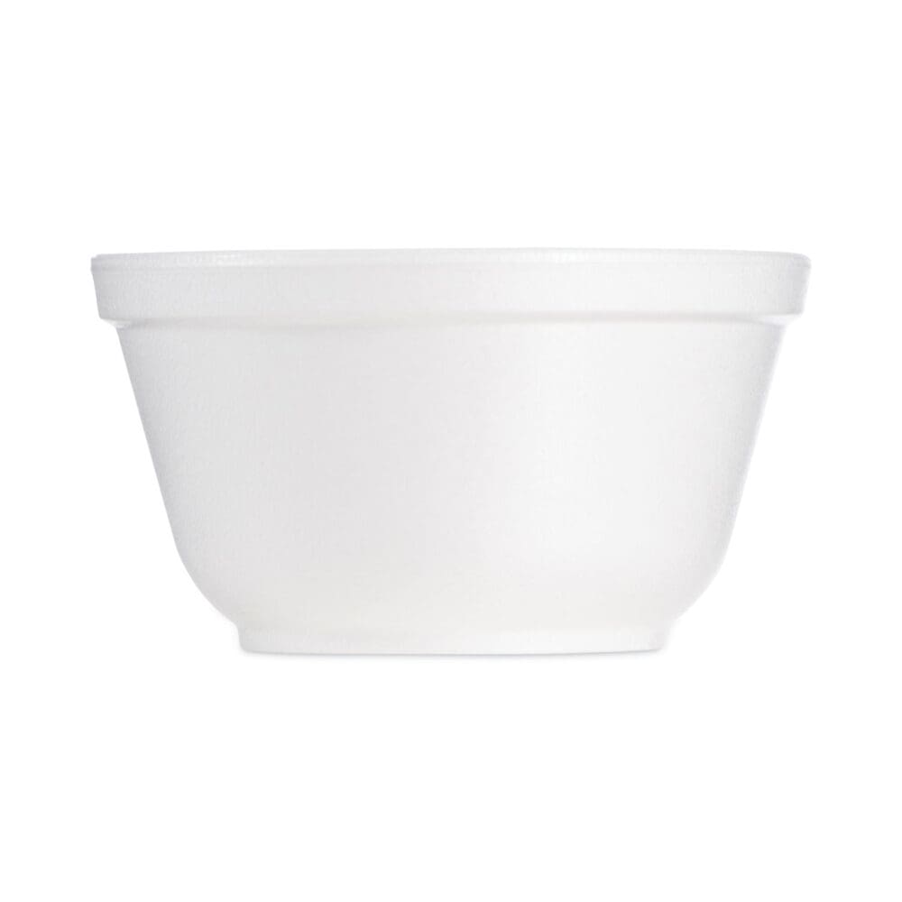 Foam Bowls, 10 oz, White, 50/Pack, 20 Packs/Carton - Image 2