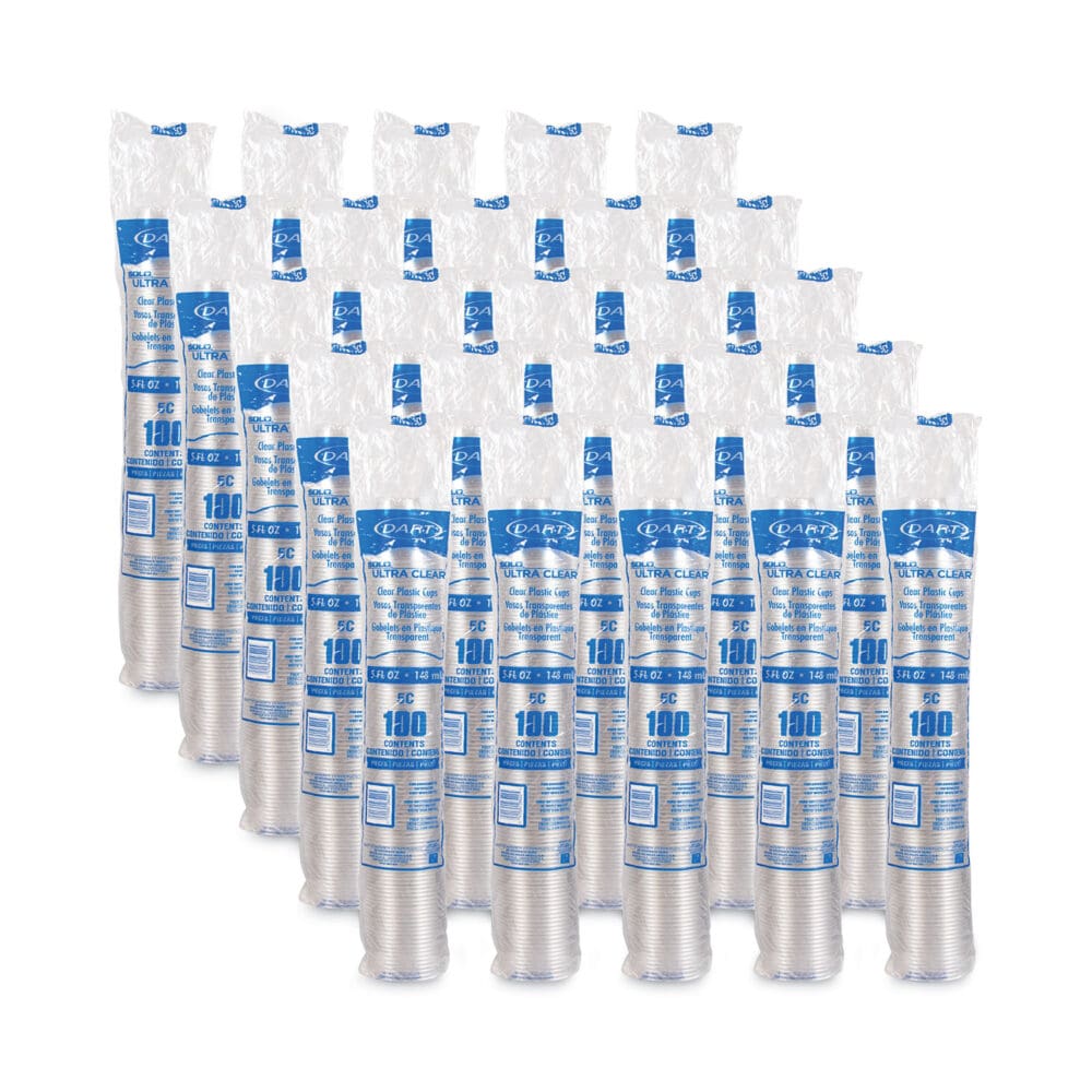 Ultra Clear Cups, 5 oz, PET, 100/Bag, 25 Bags/Carton - Image 4