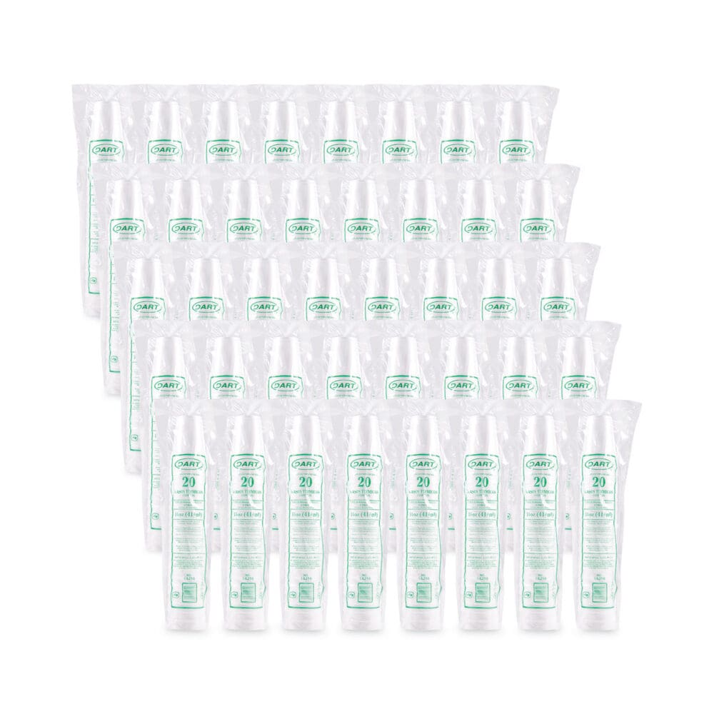 Foam Drink Cups, 14 oz, White, 1,000/Carton - Image 3