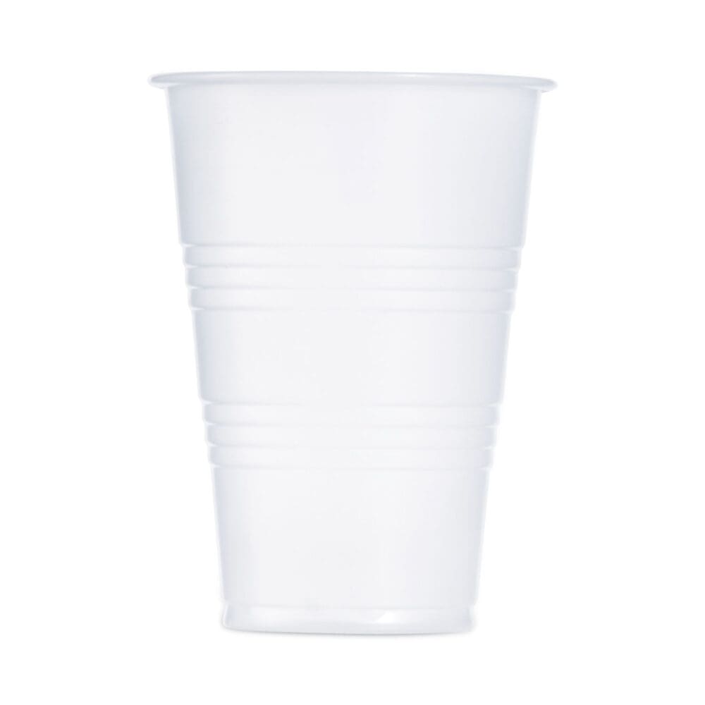 High-Impact Polystyrene Cold Cups, 7 oz, Translucent, 100 Cups/Sleeve, 25 Sleeves/Carton - Image 6