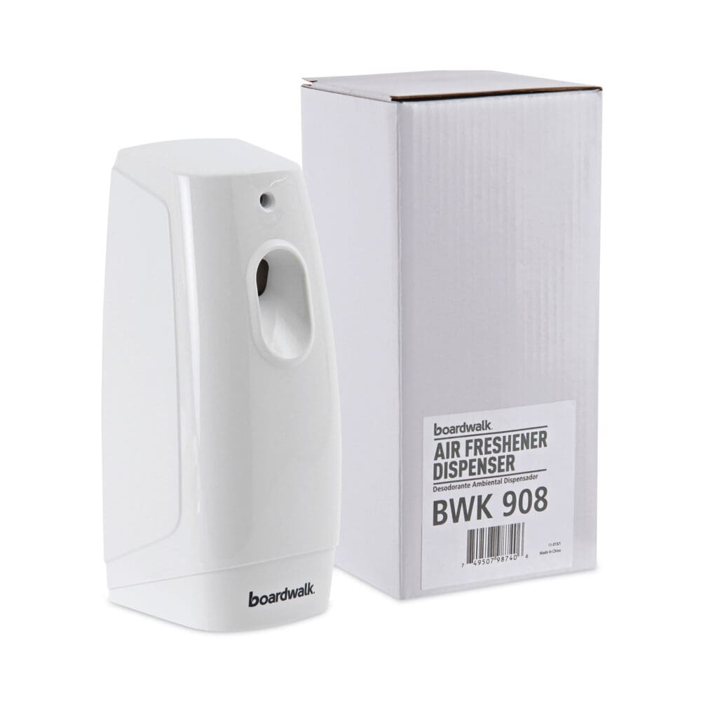 Classic Metered Air Freshener Dispenser, 4" x 3" x 9.5", White - Image 8