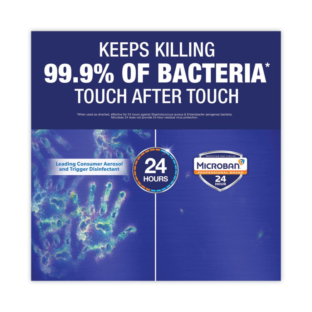 24-Hour Disinfectant Bathroom Cleaner, Citrus, 32 oz Spray Bottle, 6/Carton - Image 3