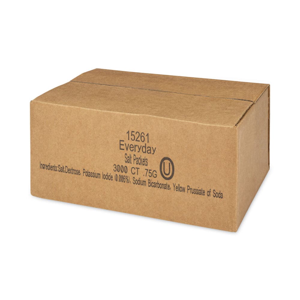 Iodized Salt Packets, 0.75 g Packet, 3,000/Box - Image 4