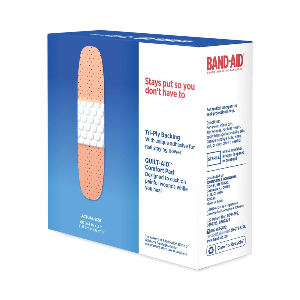 Plastic Adhesive Bandages, 0.75 x 3, 60/Box - Image 10