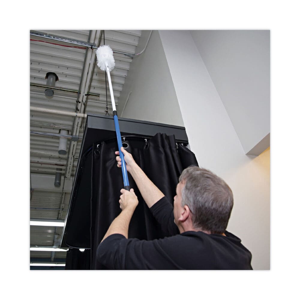 Telescopic Handle for MicroFeather Duster, 36" to 60" Handle, Blue - Image 4