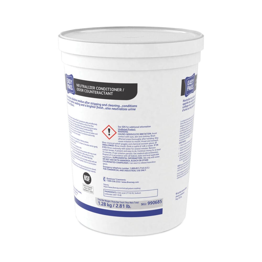 Neutralizer Conditioner/Odor Counteractant, 0.5 oz Packet, 90/Tub, 2 Tubs/Carton - Image 3