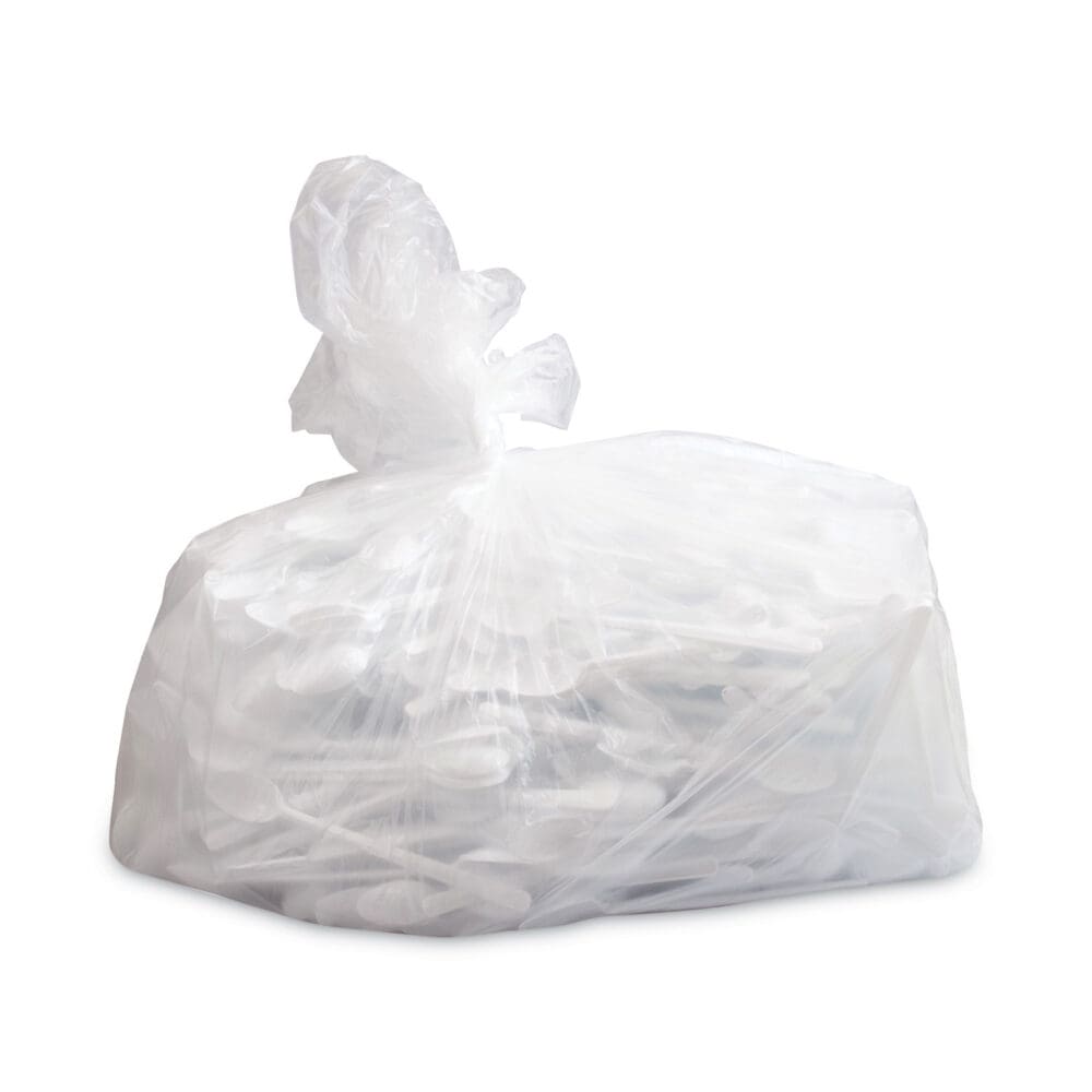 Bonus Polypropylene Utensils, 8", Spoon, White, 1000/Carton - Image 2