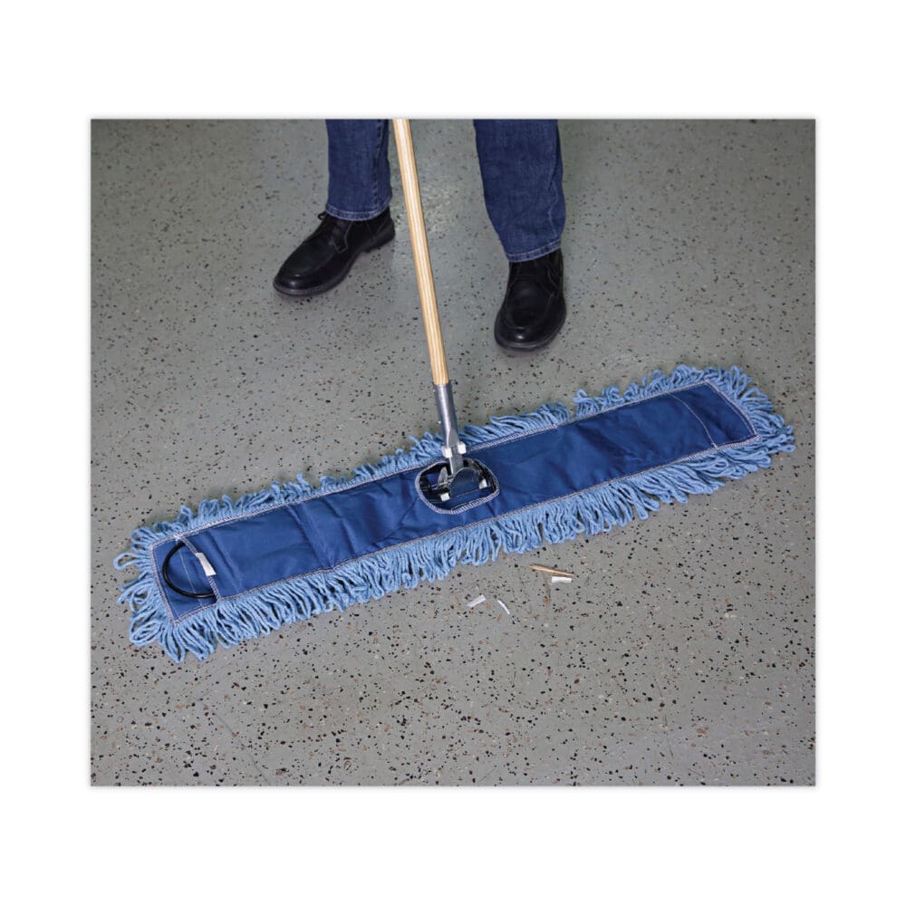 Clip-On Dust Mop Frame, 36w x 5d, Zinc Plated - Image 4