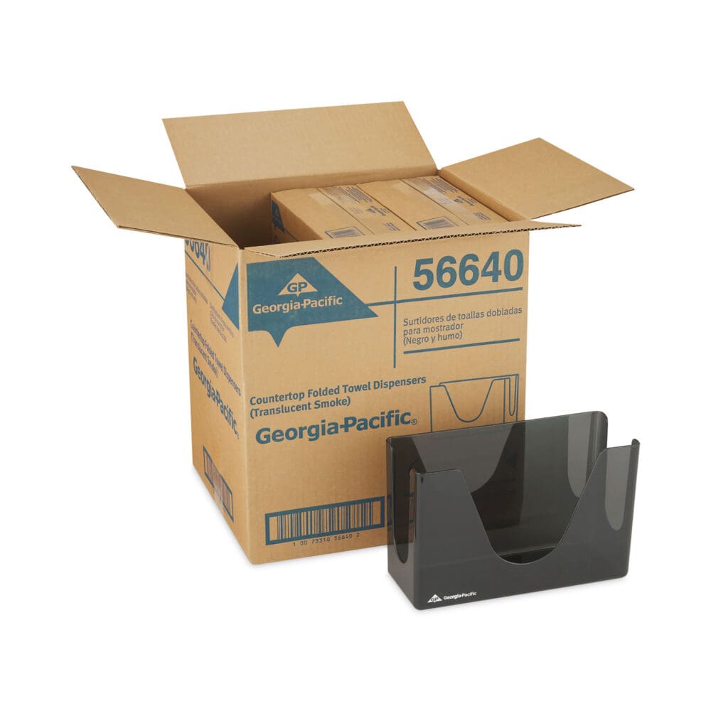 Countertop C-Fold/M-Fold Paper Towel Dispenser, 11 x 4.37 x 7, Smoke - Image 8