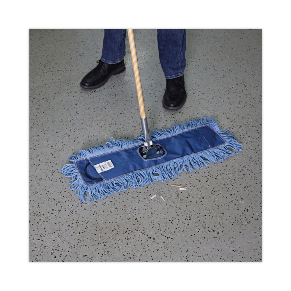 Clip-On Dust Mop Frame, 24w x 5d, Zinc Plated - Image 4