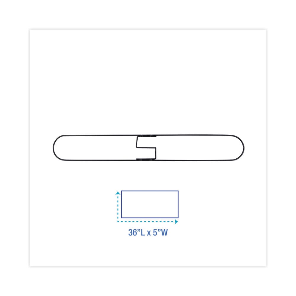 Clip-On Dust Mop Frame, 36w x 5d, Zinc Plated - Image 5