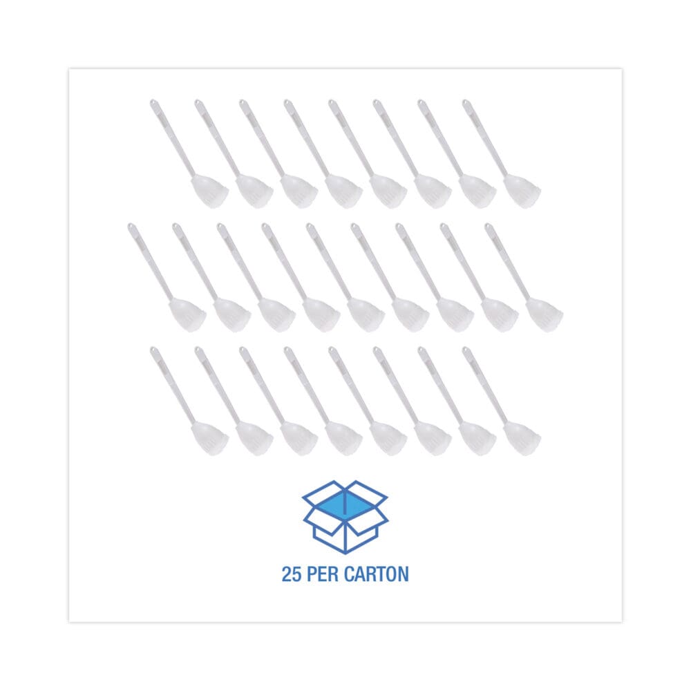 Cone Bowl Mop, 10" Handle, 2" Mop Head, White, 25/Carton - Image 6