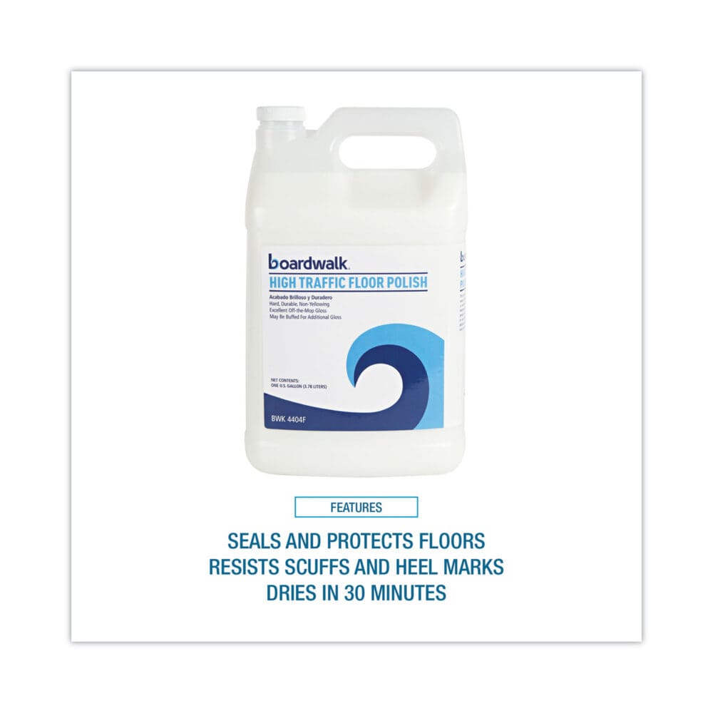 High Traffic Floor Polish, 1 gal Bottle - Image 2