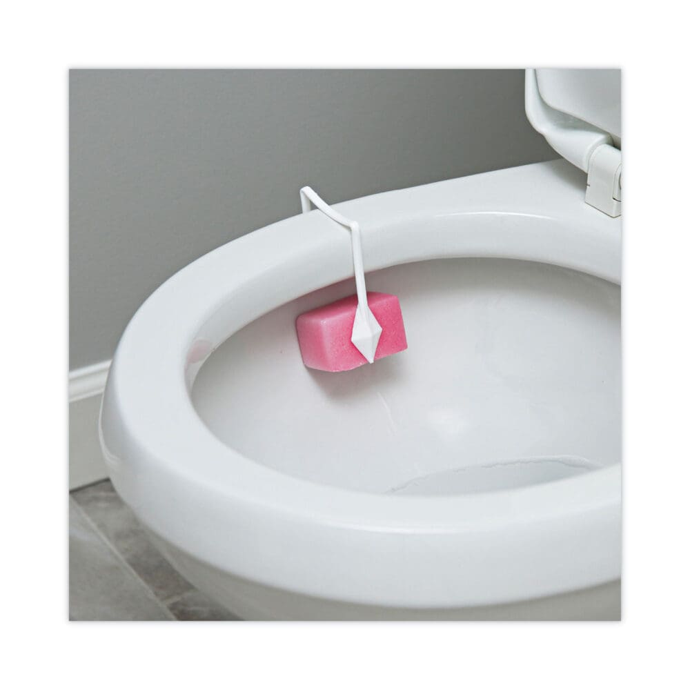 Toilet Bowl Para Deodorizer Block, Cherry Scent, 4 oz, Pink, 12/Box - Image 4