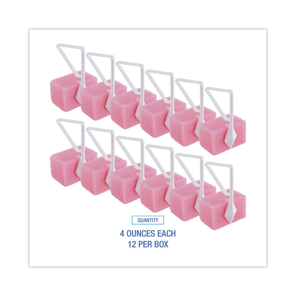 Toilet Bowl Para Deodorizer Block, Cherry Scent, 4 oz, Pink, 12/Box - Image 5